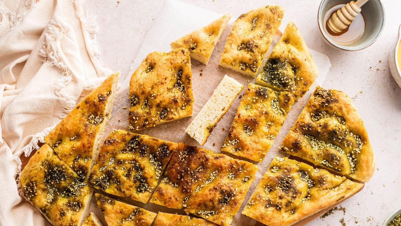 Toasted Bread with Za'atar and Olive Oil